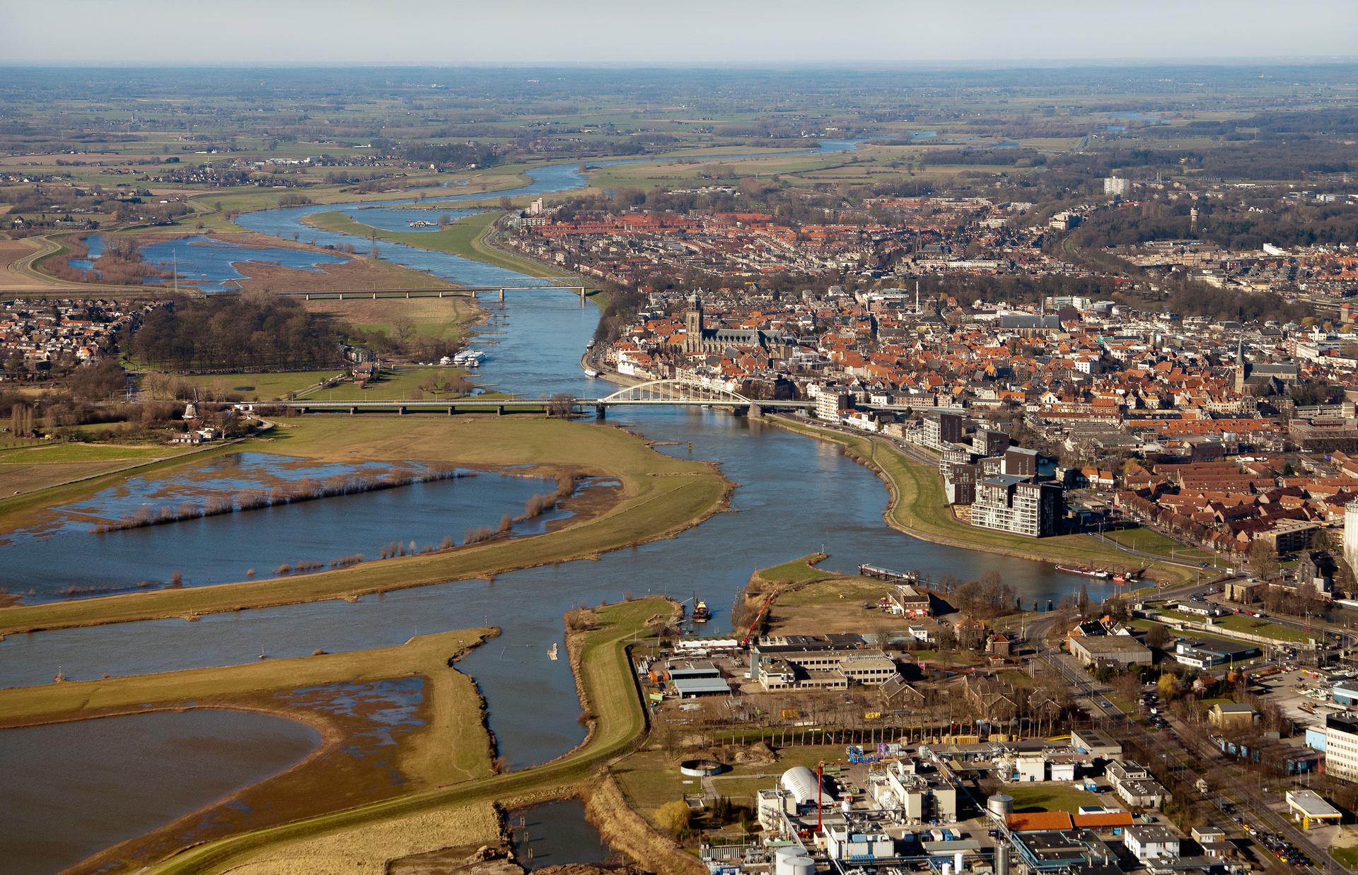 Aerial photo of Deventer