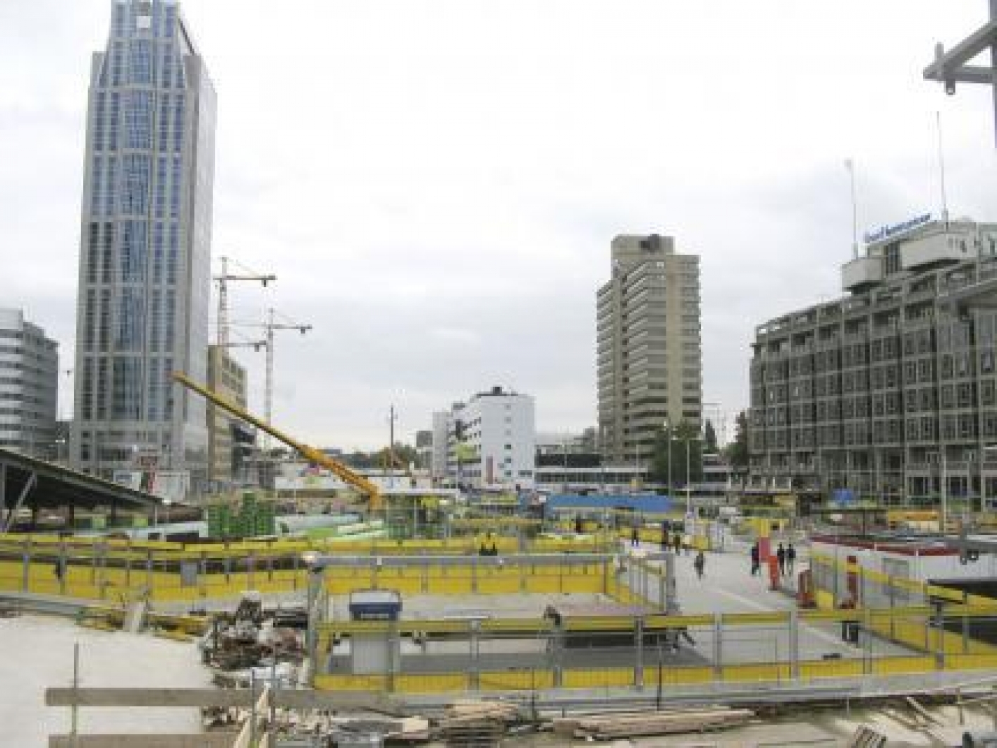 Photo renewal of Rotterdam Central Station area